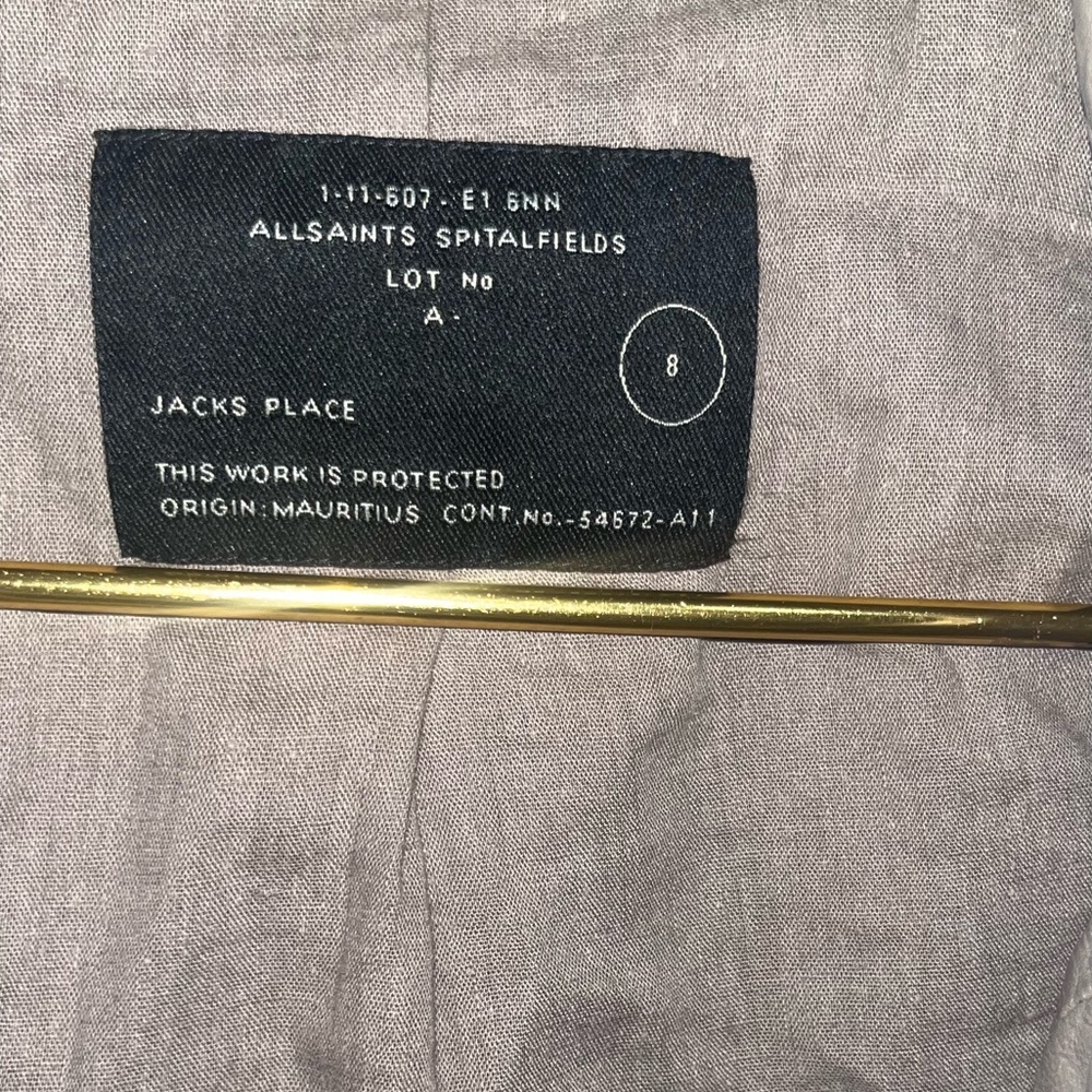 Allsaints Leather Jacket - Picture 3 of 11